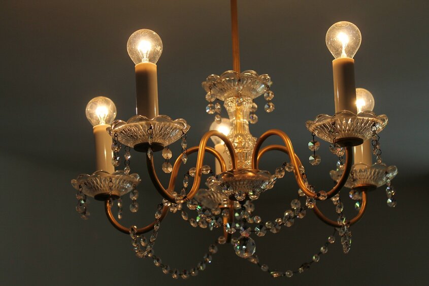 old chandelier